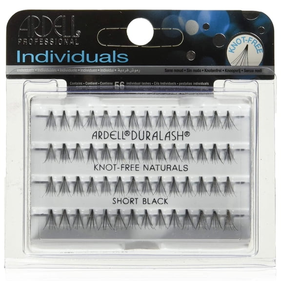 Ardell Individual Knot Free Flares Black Short,4 Packs