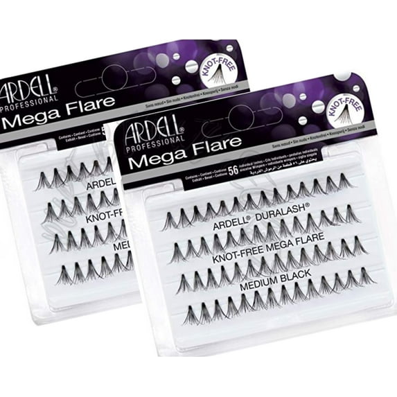 Ardell - Individual - MegaFlare - Knot-Free - Medium x 2