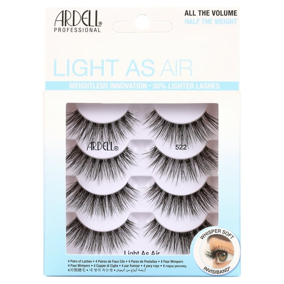 Ardell Lash Light As Air, 522, 4 Pairs