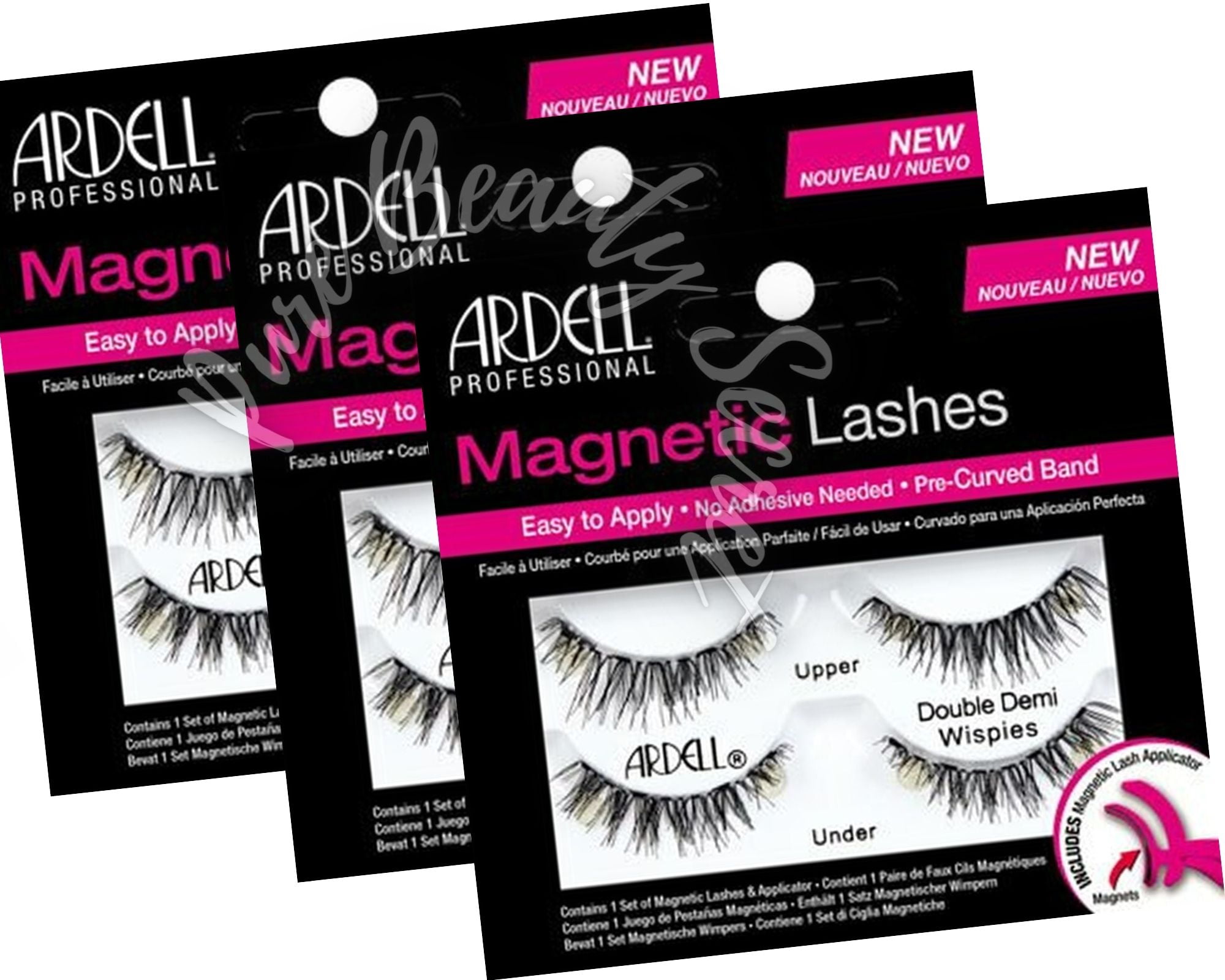 Ardell - Magnetic - Double Demi Wispies W/Applicator (67952+) x 3