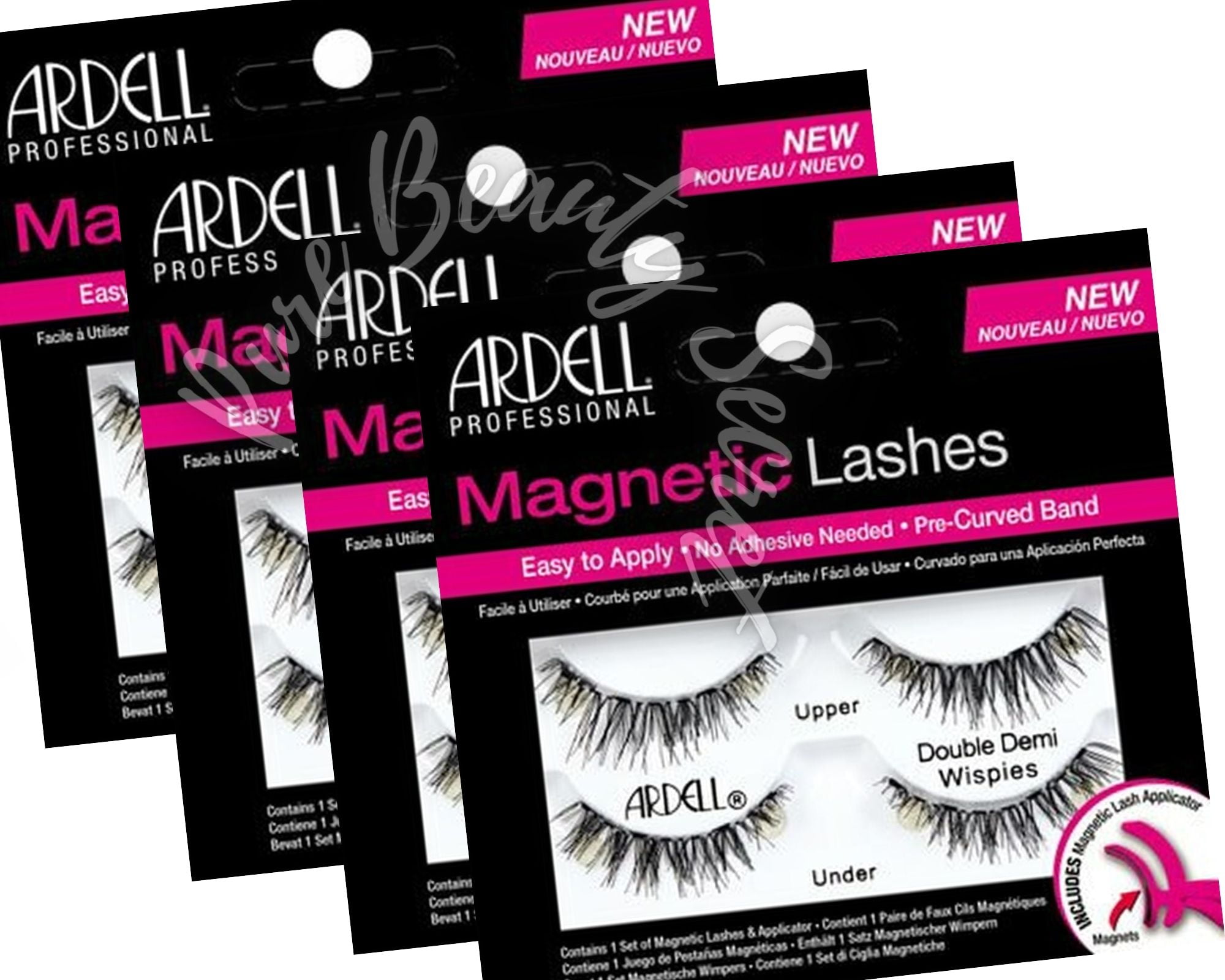 Ardell - Magnetic - Double Demi Wispies W/Applicator (67952+) x 4