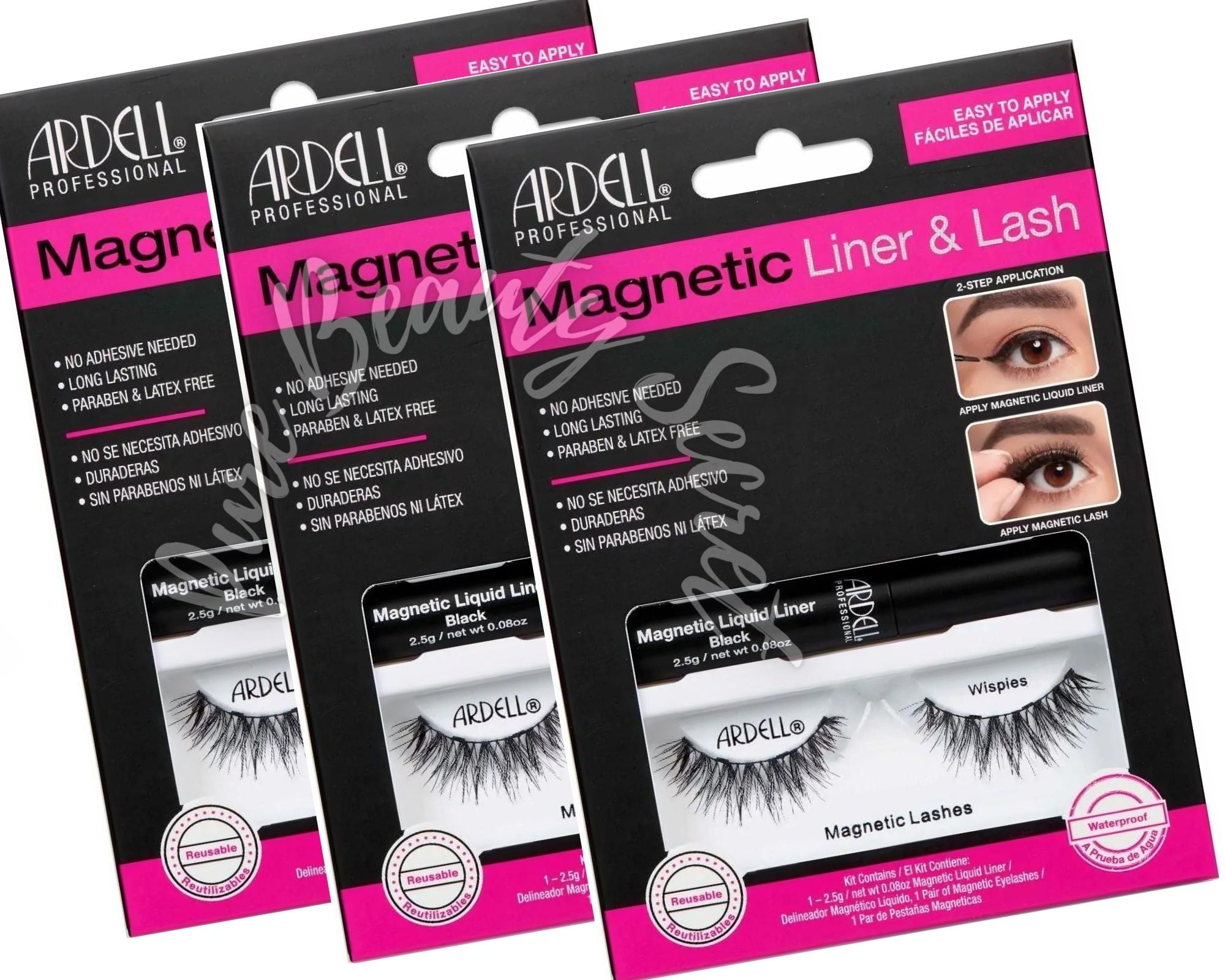 Ardell - Magnetic Liquid Liner & Lash - Wispies x 3