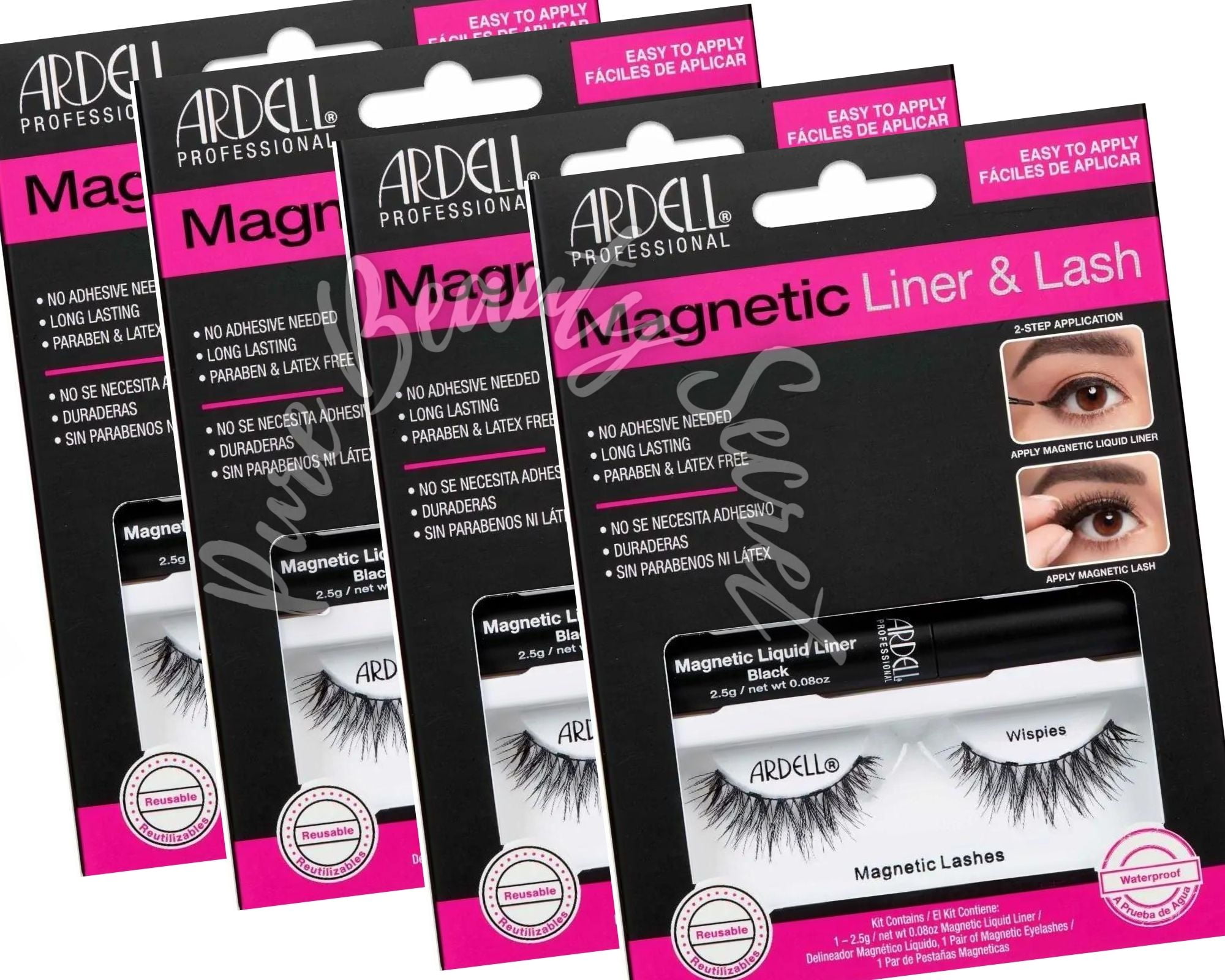 Ardell - Magnetic Liquid Liner & Lash - Wispies x 4