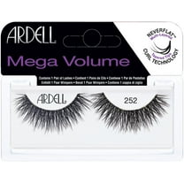 Ardell Mega Volume False Eyelashes, 252, Black, 1 Pair
