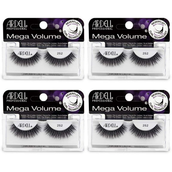 Ardell False Eyelashes Mega Volume Strip lashes (4 pack)