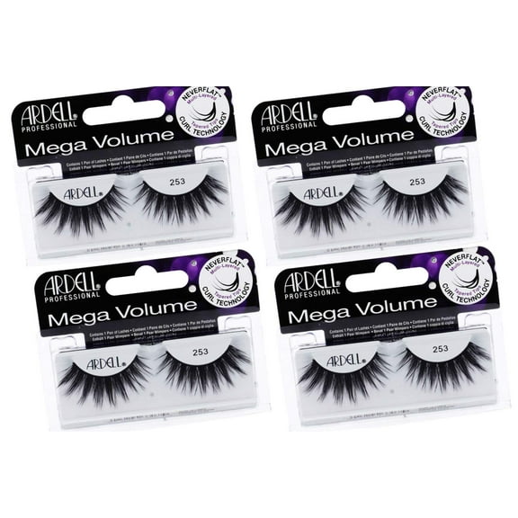 Ardell False Eyelashes Mega Volume Strip lashes (4 pack)