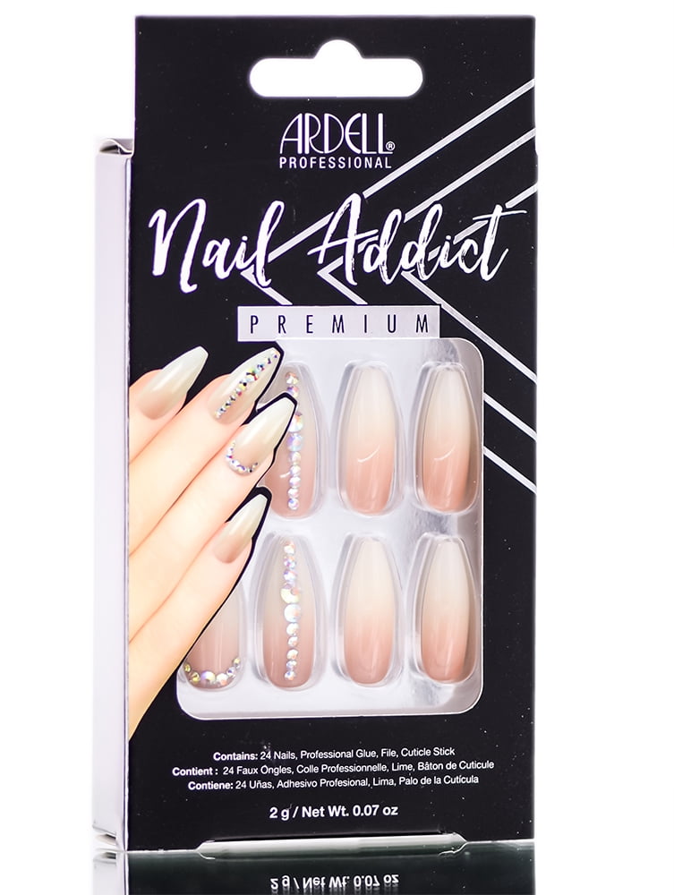 Professional Nail Designed Glitter Gel Long Stiletto Nails Set Luxury  Artificial Long Press on Nails with Packaging Box - China Custom Press on  Nails and Acrylic Nails Wholesale price | Made-in-China.com