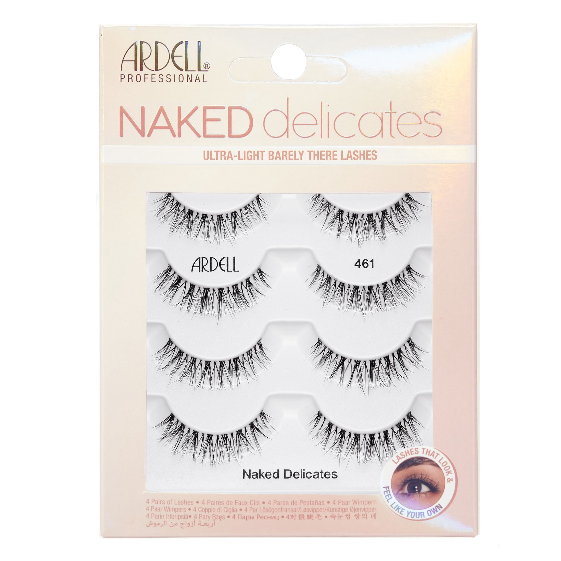 Ardell Naked Delicates, 461, 4 Pack