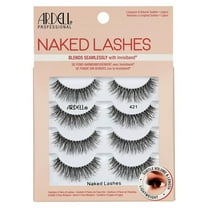 Ardell Naked Strip False Eyelashes 421, Natural-Looking Eye Lashes Lash Clusters, 4 Pairs