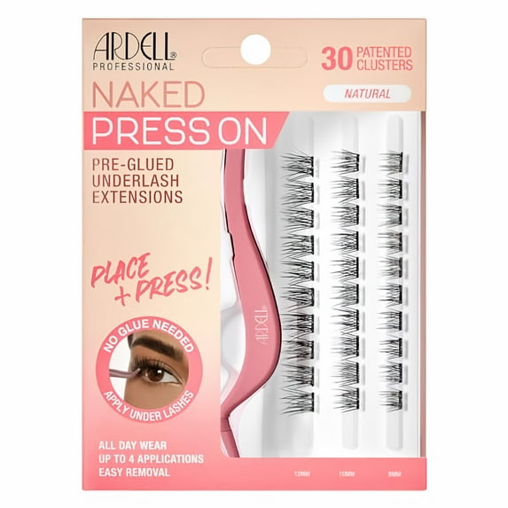 Ardell Naked Press On Pre-Glued Underlash Extensions - Natural (Pack of 8)