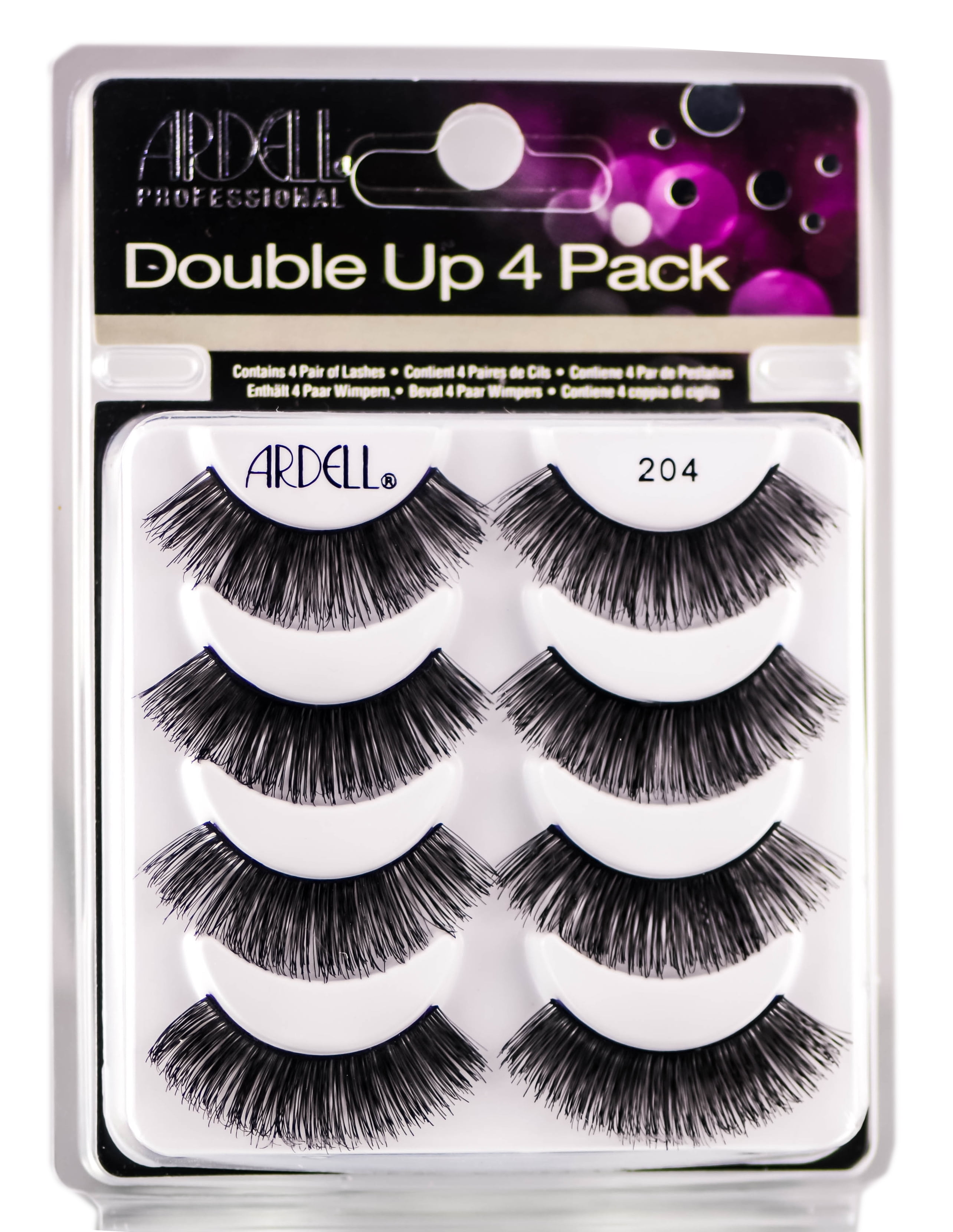 Ardell False Eyelashes 4 Pack Double Up 204, #66691