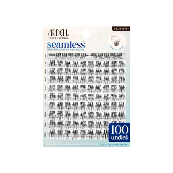 Ardell Pre Cut Seamless Underlash Extensions Fauxmink - 100 clusters undies