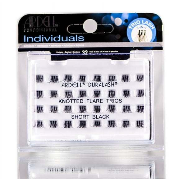 Ardell Professional Individual Duralash Lashes - 62157 - Short Black - Pack of 1 with Sleek Comb