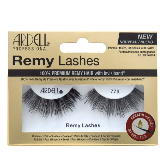 Ardell Remy False Eyelashes, Black, 2 Packs