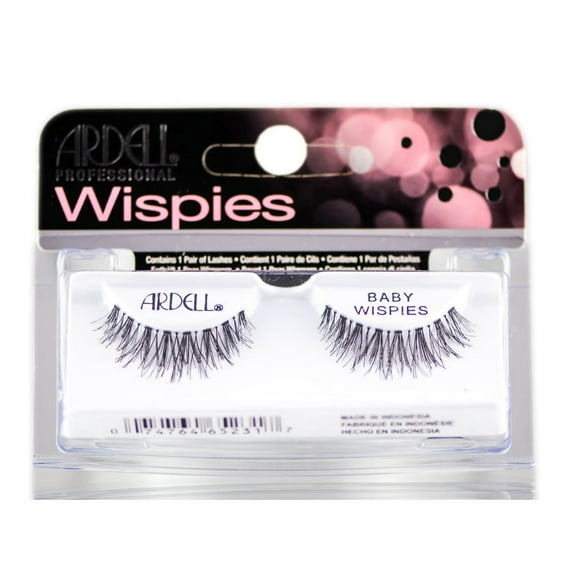 Ardell Professional Wispies Lashes - Baby Wispies #65231 - Pack of 1 with Sleek Comb