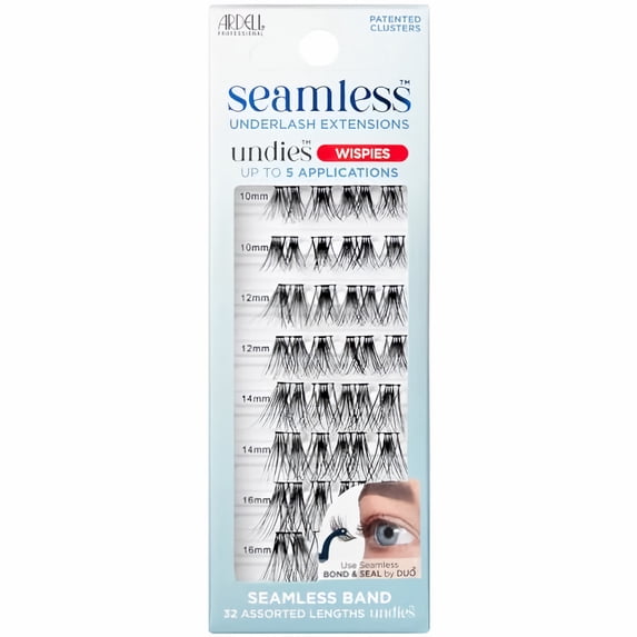 Ardell Seamless Extensions Refill Kit, Wispies (Pack of 32)