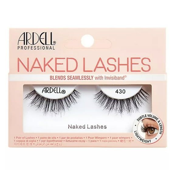 Ardell Strip Lashes Naked Lashes 430 with Invisiband, 1 pair
