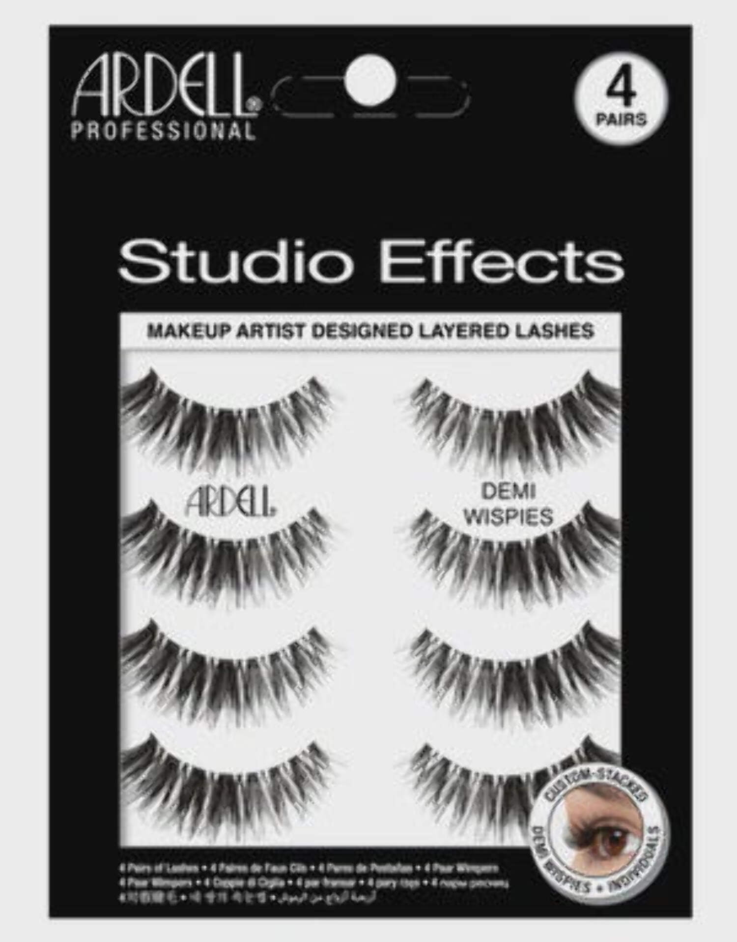 Ardell Studio Effects Demi Wispies Lashes 4 Pk