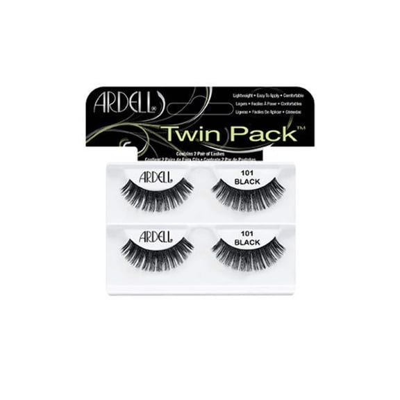 Ardell Twin Pack, Style 101 Demi, Black, 2 Ct