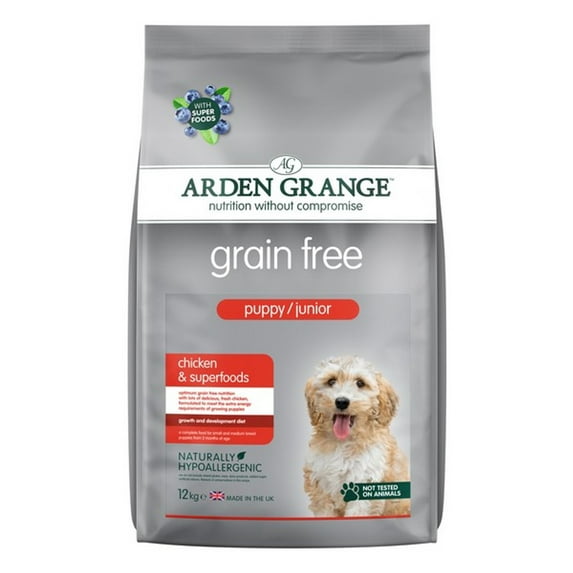 Arden Grange Grain Free Puppy/Junior Chicken & Superfoods 12kg