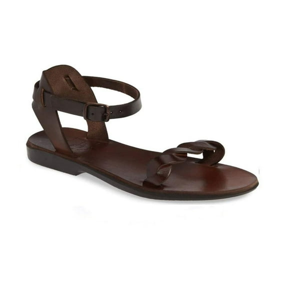 Arden - Leather Ankle Strap Sandal - Womens Sandals