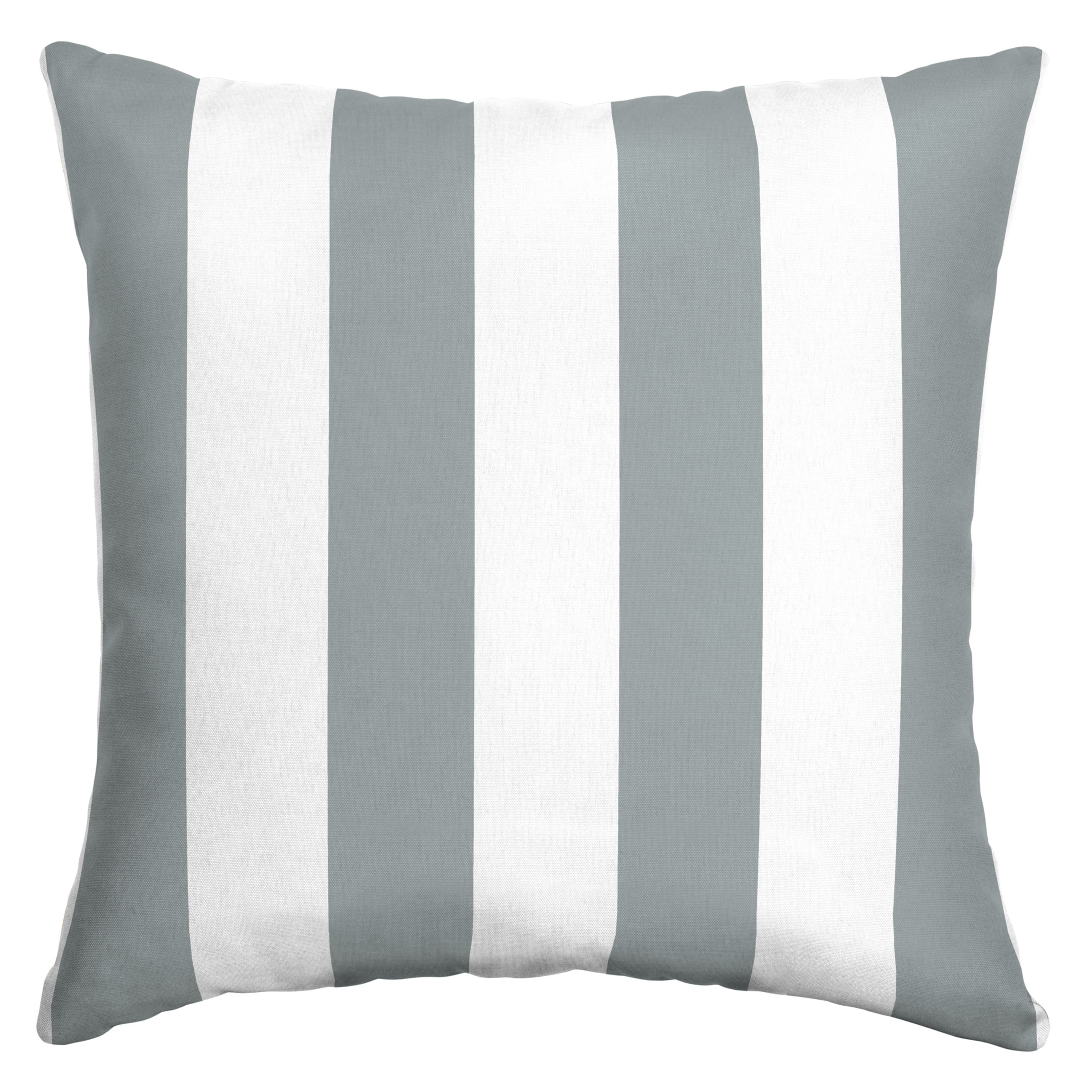 Indoor/Outdoor Toss Pillows - Gray, Size 16 in. Square, Sunbrella | The Company Store