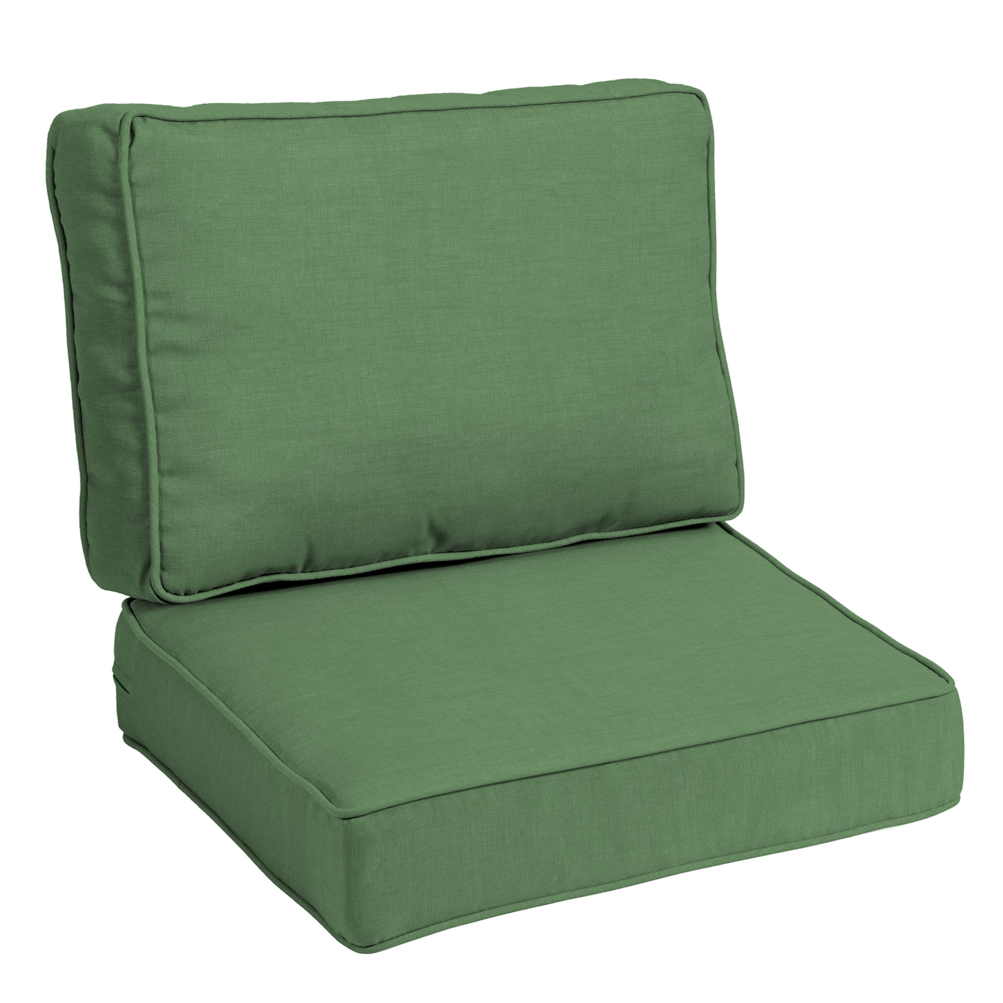 ARTPLAN Outdoor Cushion Thick Deep Seat Pillow Back For Wicker Chair, 24 in.  x 24 in. x 6 in., Square, Floral in Green - Yahoo Shopping