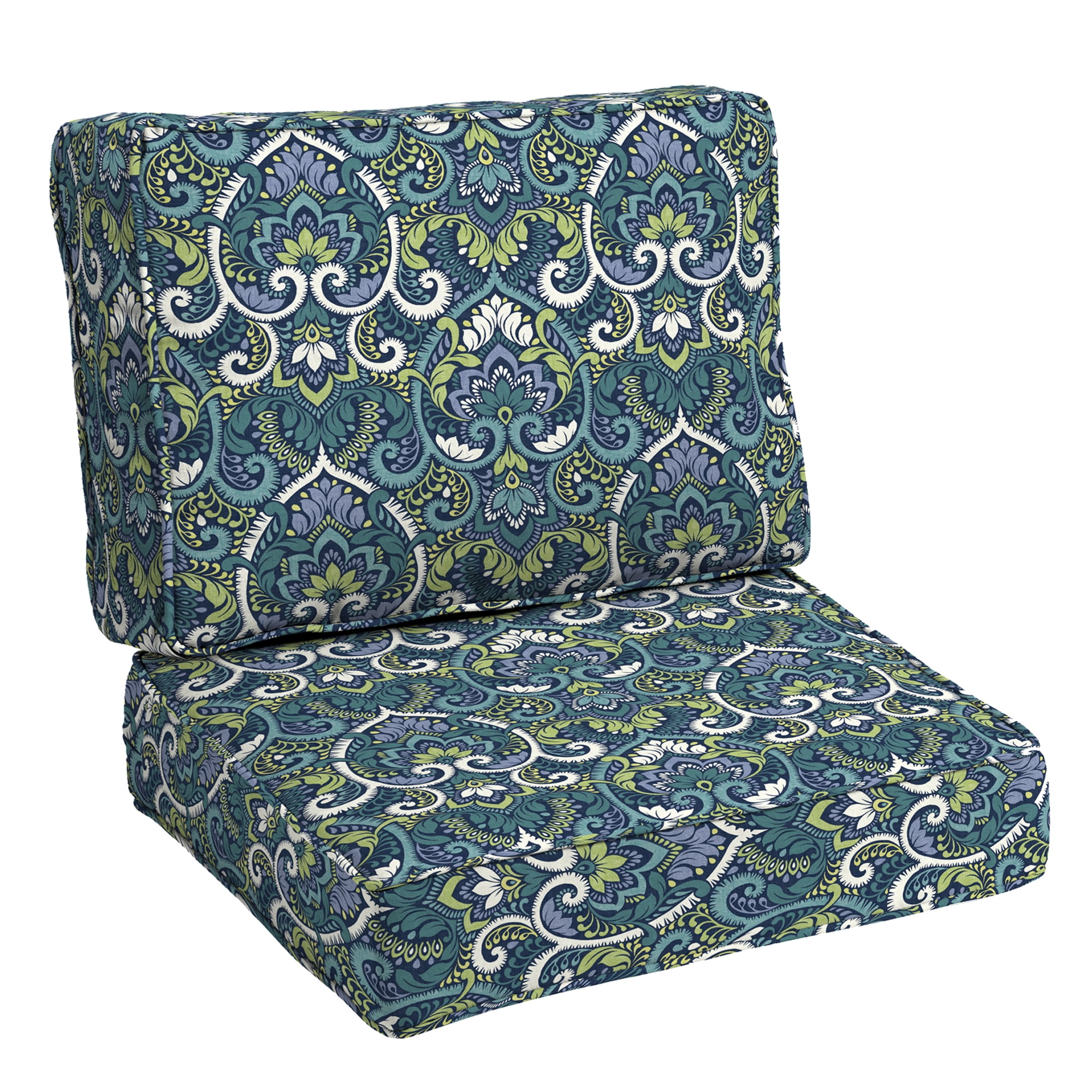 Arden Selections Modern Outdoor Deep Seating Cushion Set 24 X 24   Arden Selections Modern Outdoor Deep Seating Cushion Set 24 X 24 Sapphire Aurora Blue Damask 945210dd 8c12 403e B187 06d696ecfe64.48ff0ff4f14bba4f1da021c1c4f331e2 