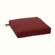 Arden Selections Oceantex Outdoor Seat Cushion 21 x 21, Nautical Red