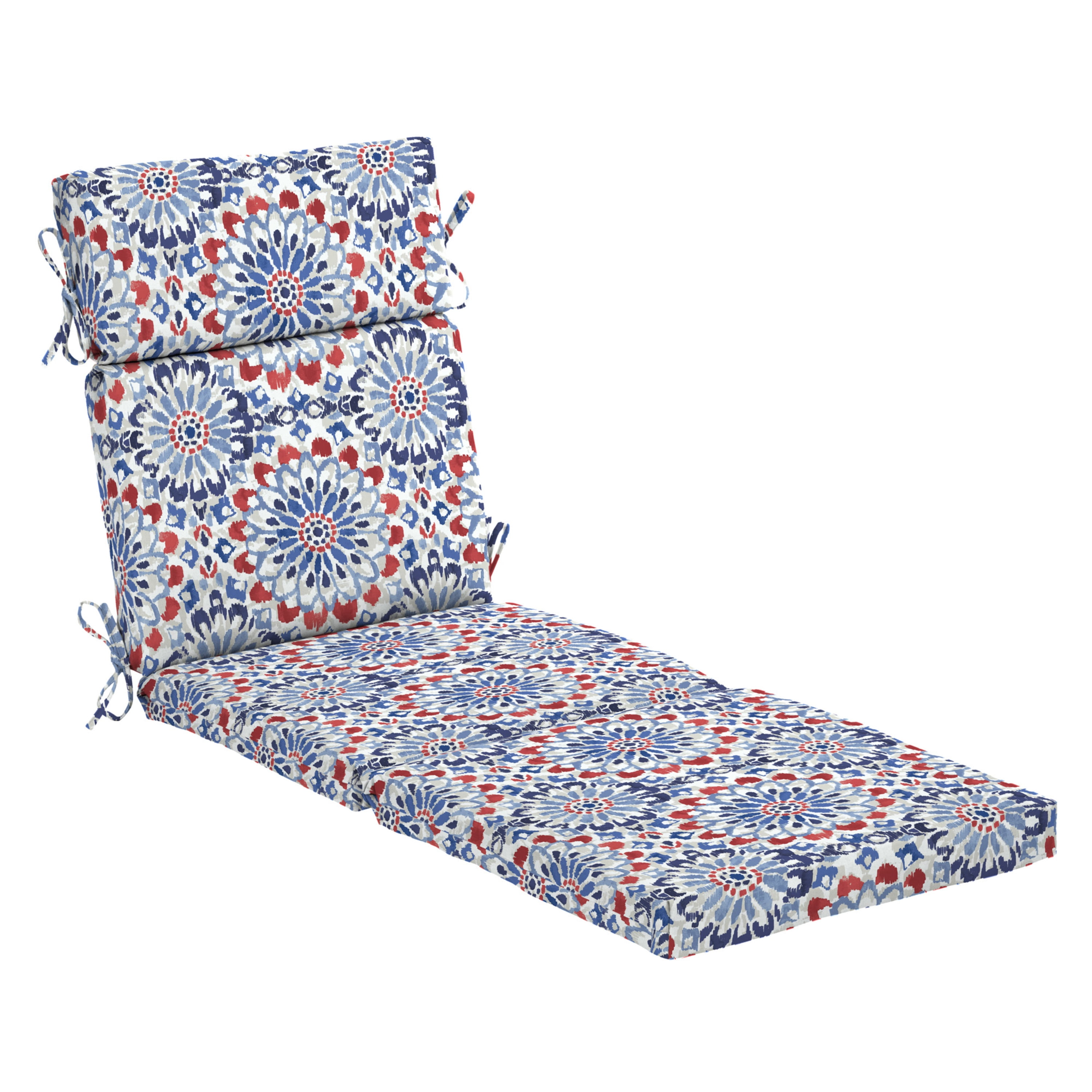 Arden Selections Outdoor Chaise Lounge Cushion 22 x 77 Clark Blue