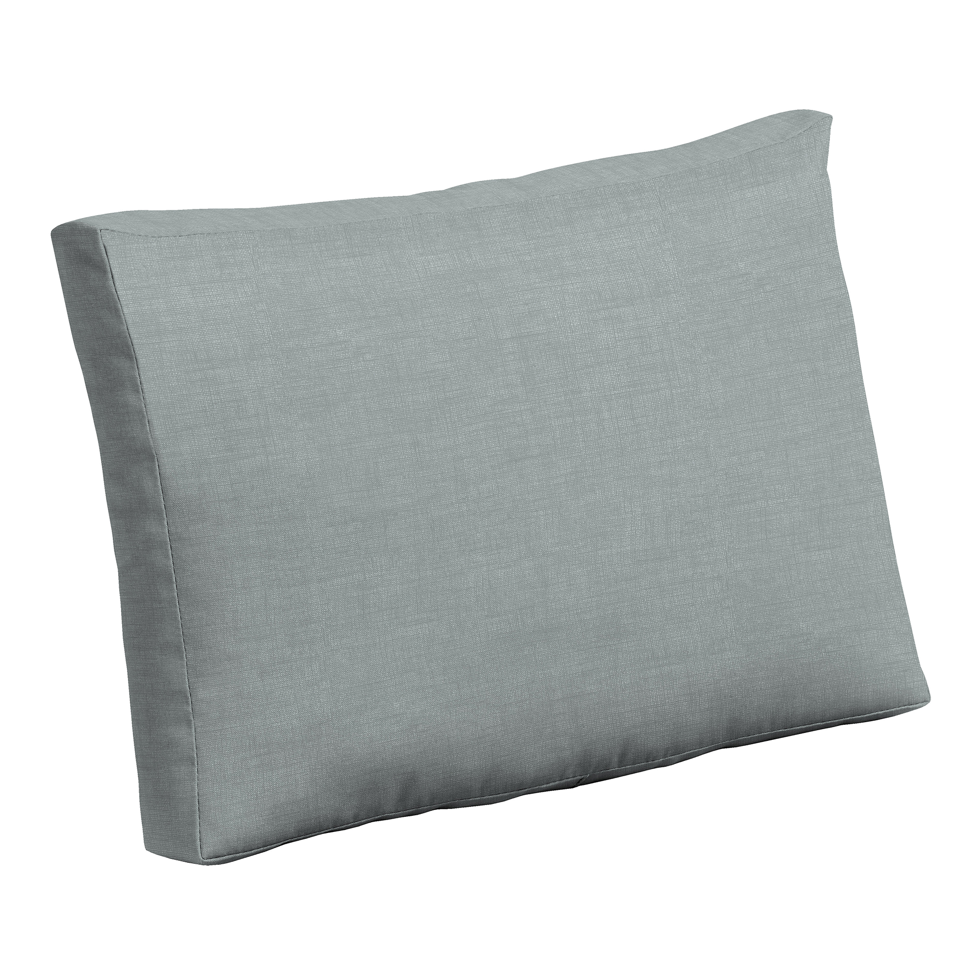Arden Selections Outdoor Cushion Pillow Back 24 x 18 Water Repellent Fade Resistant 24 x 18 Stone Grey Leala