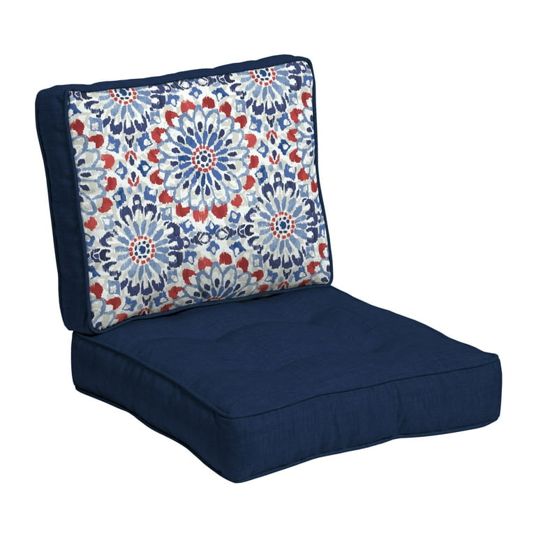 Woven Outdoor Deep Seat Pillow Back Cushion DuraSeason Fabric