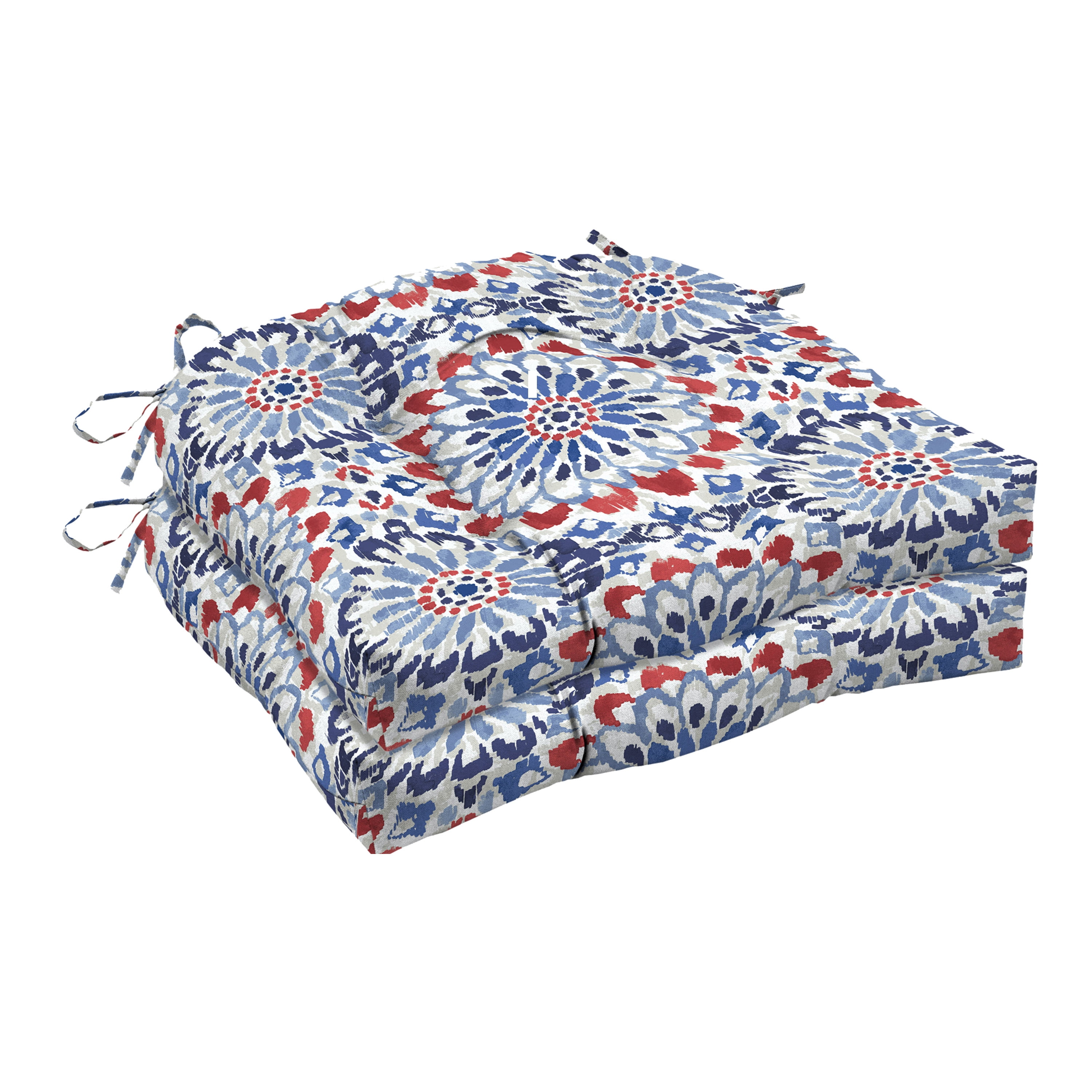 Arden Selections Outdoor Rocking Chair Cushion, 2 pack, 20 x 18, Tufted