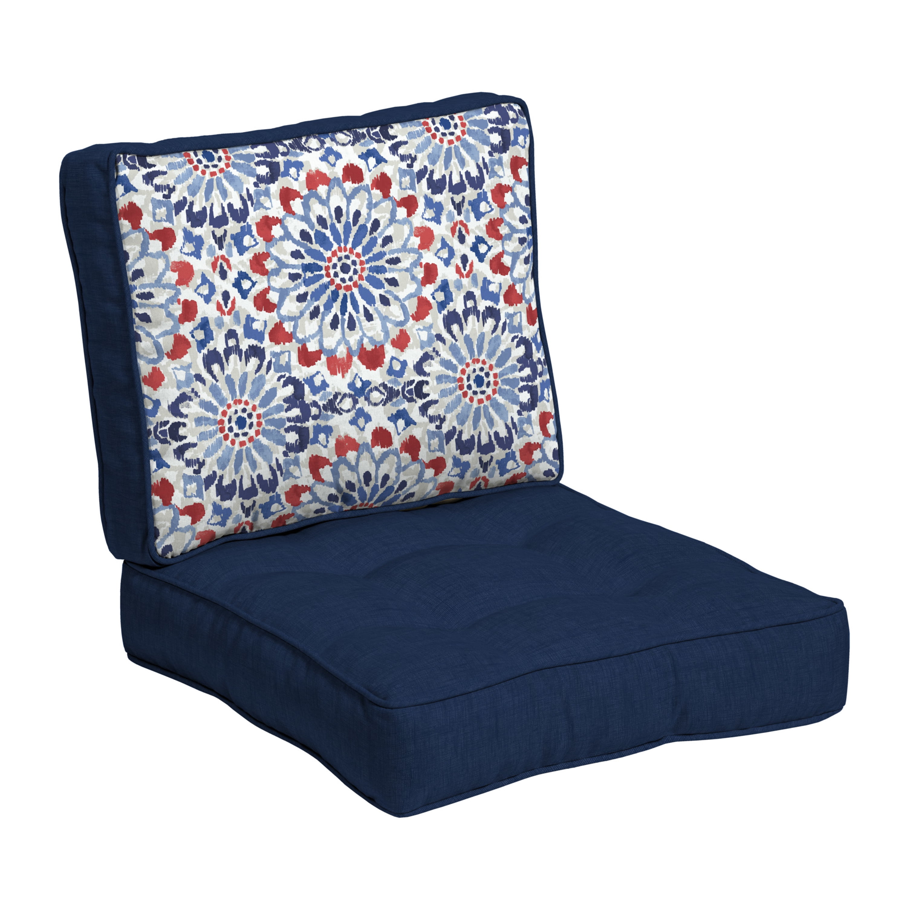 Arden Selections PolyFill Outdoor Deep Seating Cushion Set, 24 x 24