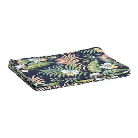 Arden Selections ProFoam 18 x 24 in Outdoor Deep Seat Back Cover, Simone Blue Tropical