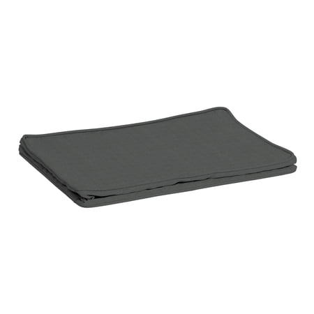 Arden Selections ProFoam 18 x 24 in Outdoor Deep Seat Back Cover, Slate Grey