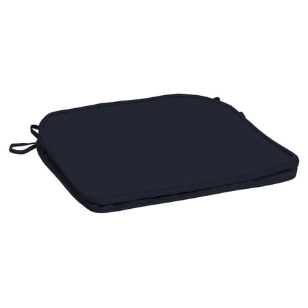 Arden Selections ProFoam 19 x 20 in Outdoor Rounded Back Seat Cushion Cover, Classic Navy Blue