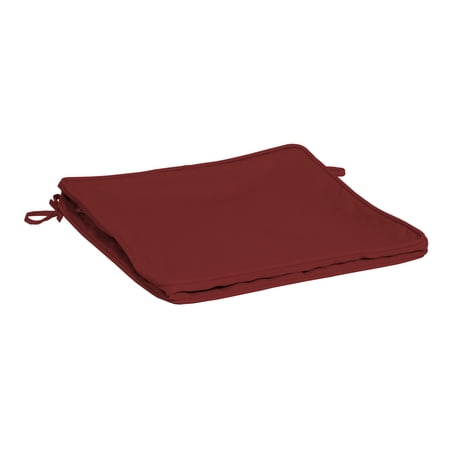 Arden Selections ProFoam 20 x 20 in Outdoor Dining Seat Cushion Cover, Classic Red