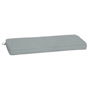 Arden Selections ProFoam Essentials Outdoor Bench Cushion 18 x 46, Stone Grey Leala