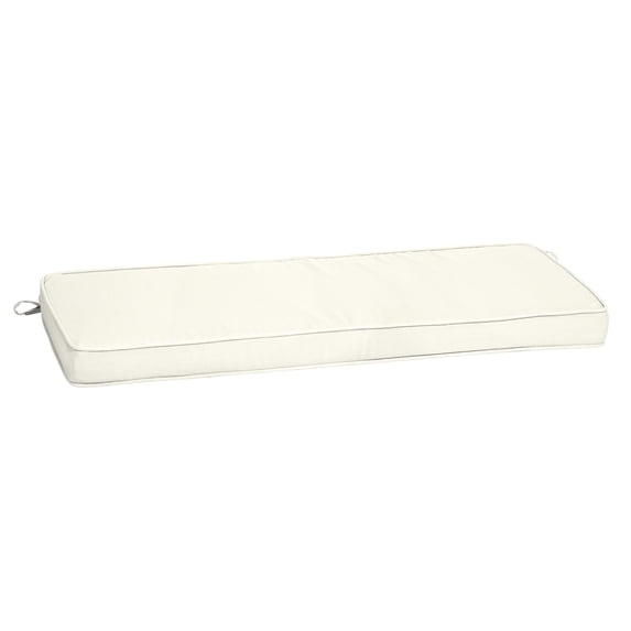 Arden Selections ProFoam EverTru Acrylic 46 x 18 x 3.5 Inch Outdoor Bench Cushion, Cream