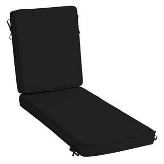 Black chaise cushion deals