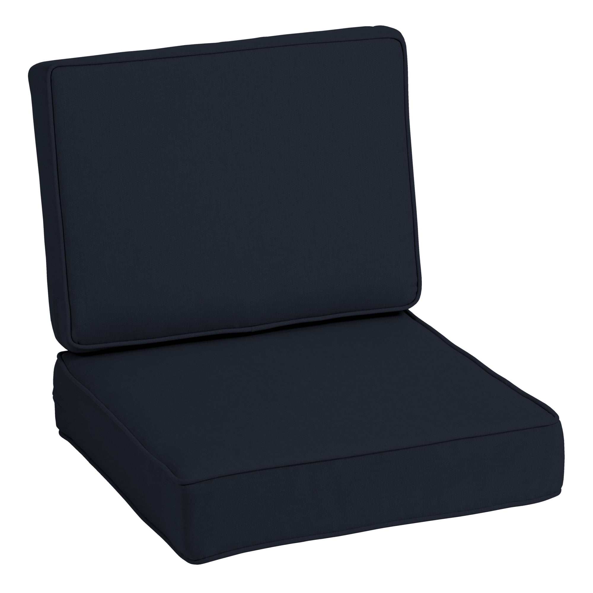 Classic Navy Blue Acrylic Outdoor Deep Seating Cushion Set