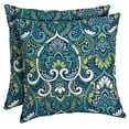 thumbnail image 1 of Arden Selections Sapphire Aurora Damask 16 x 16 in. Outdoor Toss Pillow, Set of 2, 1 of 7