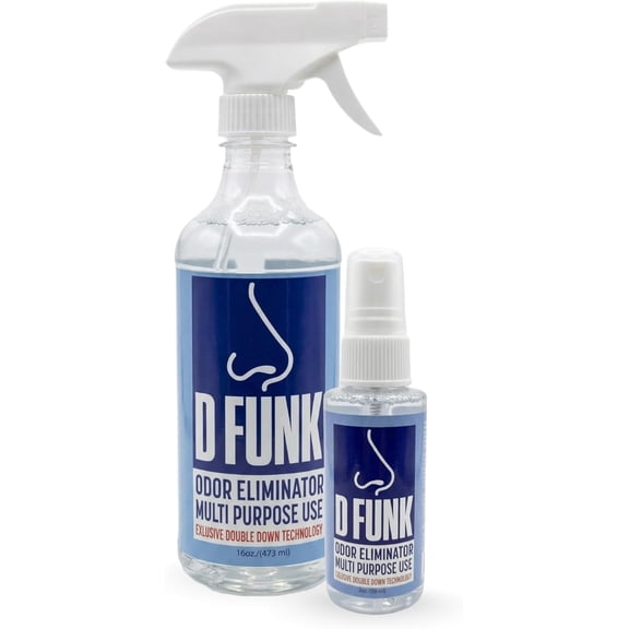 Ardent D Funk Odor Eliminator for Strong Odor, 2 Pack, 16 oz. and 2 oz. Bottle, Spray to Remove Smells, Pet Supplies, Sport Shoes and Equipment, Coolers