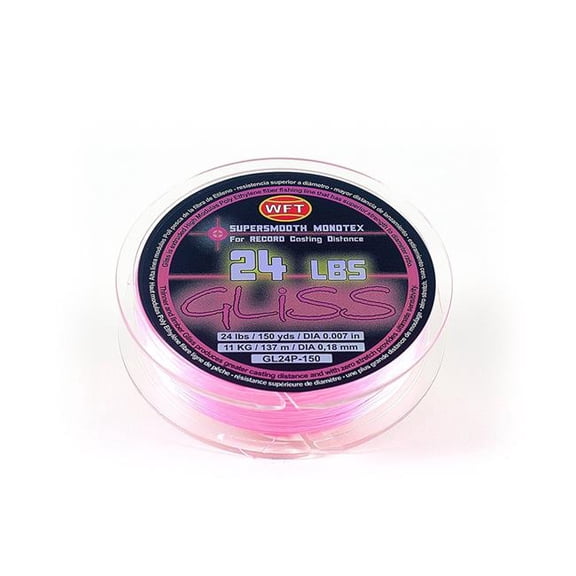 Ardent GL24P-150 150 yard Gliss Pink Fishing Line, 24 lbs