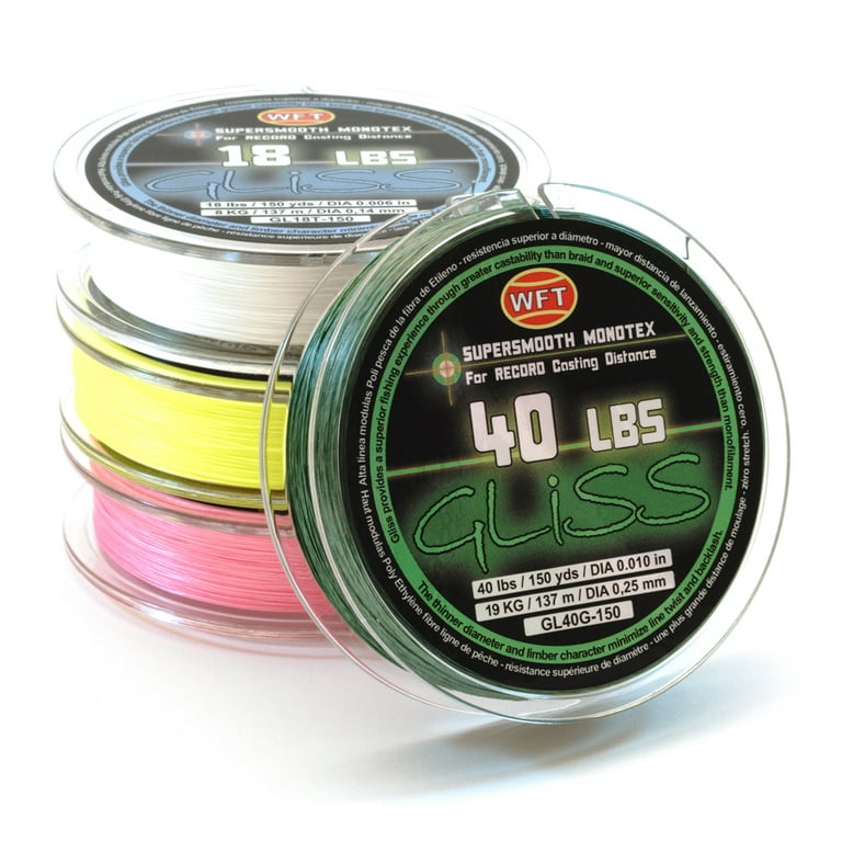 Ardent Gliss for ICE Fishing Supersmooth Monotex Green Fishing Line 150 yd  Spool. Dimensions: 12 lbs / 150 yds / dia 0.005.