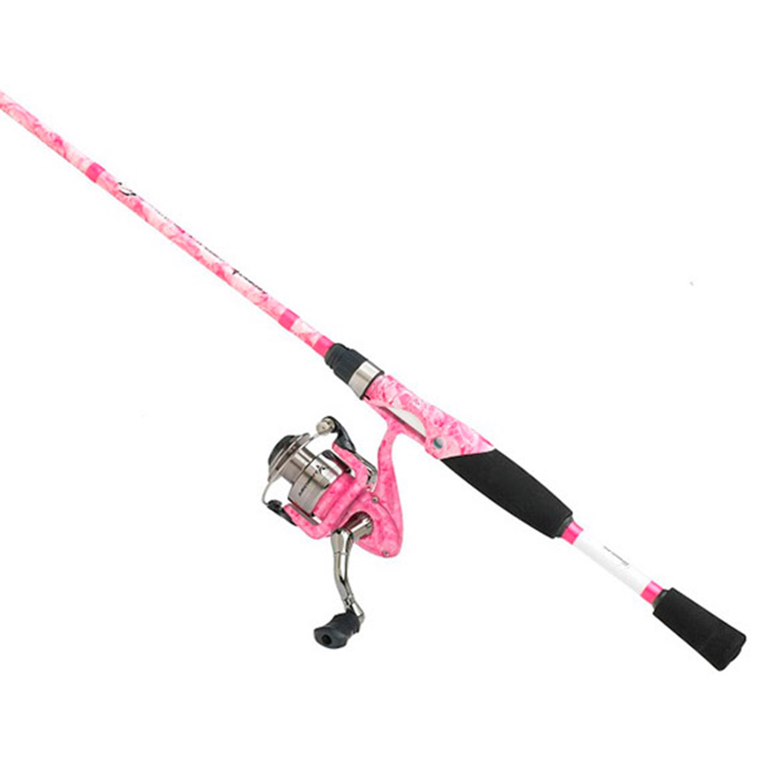 Pink Fishing Pole Spinning Fishing Rod for Reel Combo Set High Sensitive Fishing  Rod Ready-to-go Fishing Gear Set Women Rod : : Sports & Outdoors