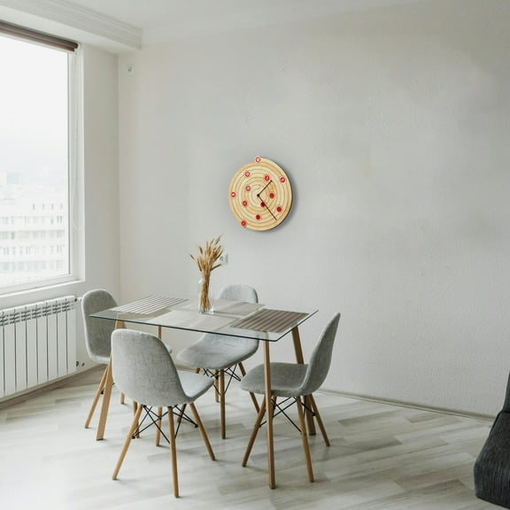 Ardeola - Spiral - 11.5 in Analog Battery-Powered Modern Playful Wall Clock