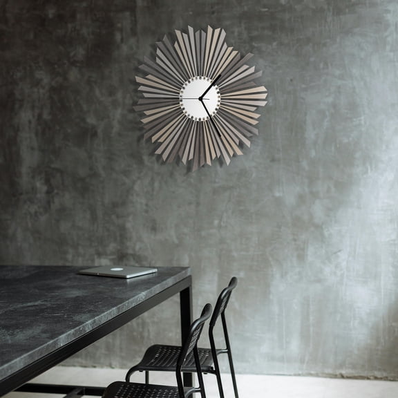 Ardeola - The Sirius - 23.5 in Quartz Art Deco Wall Clock