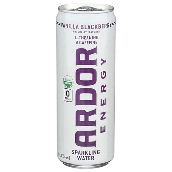 Ardor Organic I - Vanilla Blackberry Sparkling Water - 12 Fo, Case of 12
